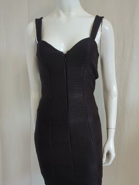 Bebe Dress Black Sexy Small